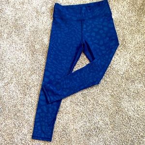 Navy print leggings
